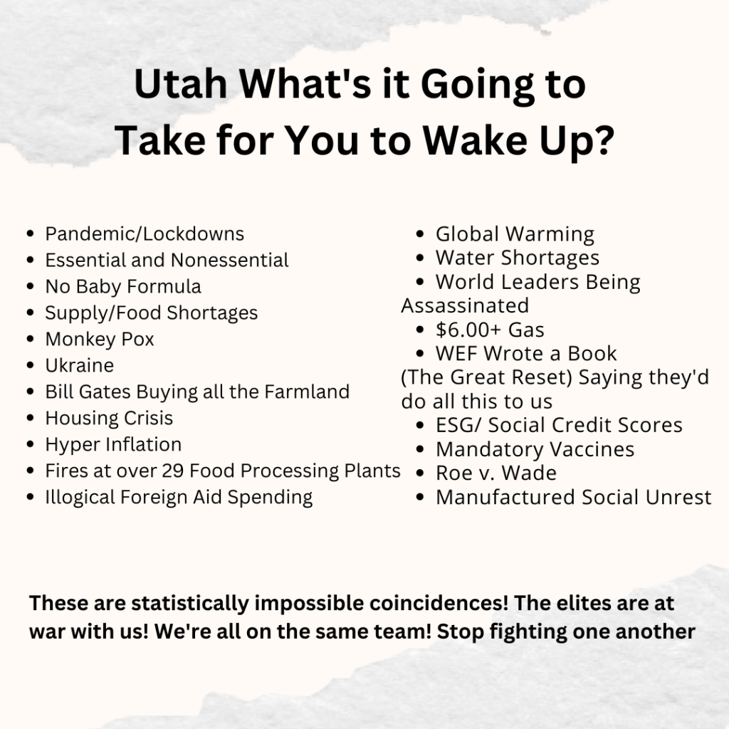 Wake up Utah